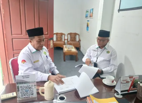 KEPALA KANTOR KEMENTERIAN AGAMA KABUPATEN PASAMAN PEMBINAAN DI MAN 1 PASAMAN