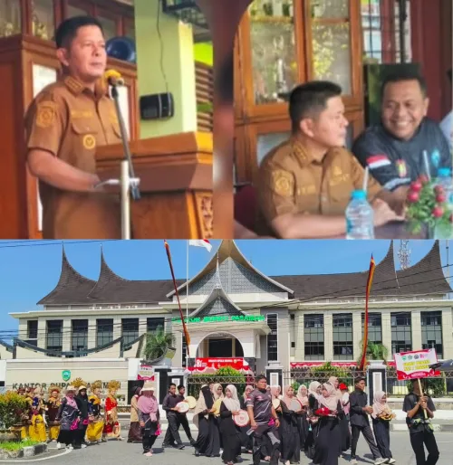 Semarak HUT ke – 81 RI, MAN 1 Pasaman Gelar Pawai Alegoris