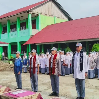 Pengukuhan Pengurus Organisasi Siswa MAN 1 Pasamam